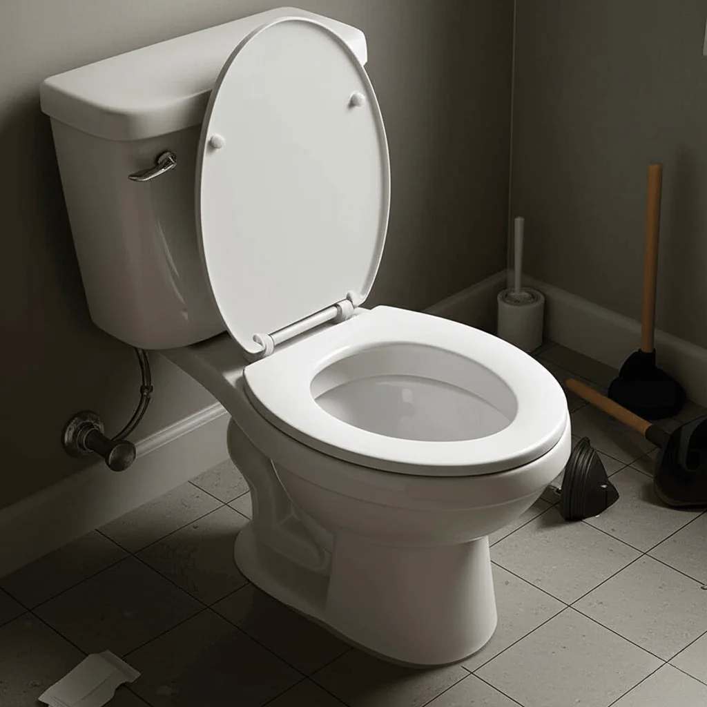 Serviço de vaso sanitário do Franca Tec Desentupidora